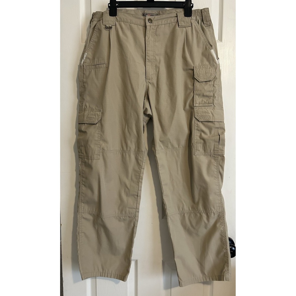 5.11‎ Tactical Cotton Canvas Khaki Cargo Pants size 38